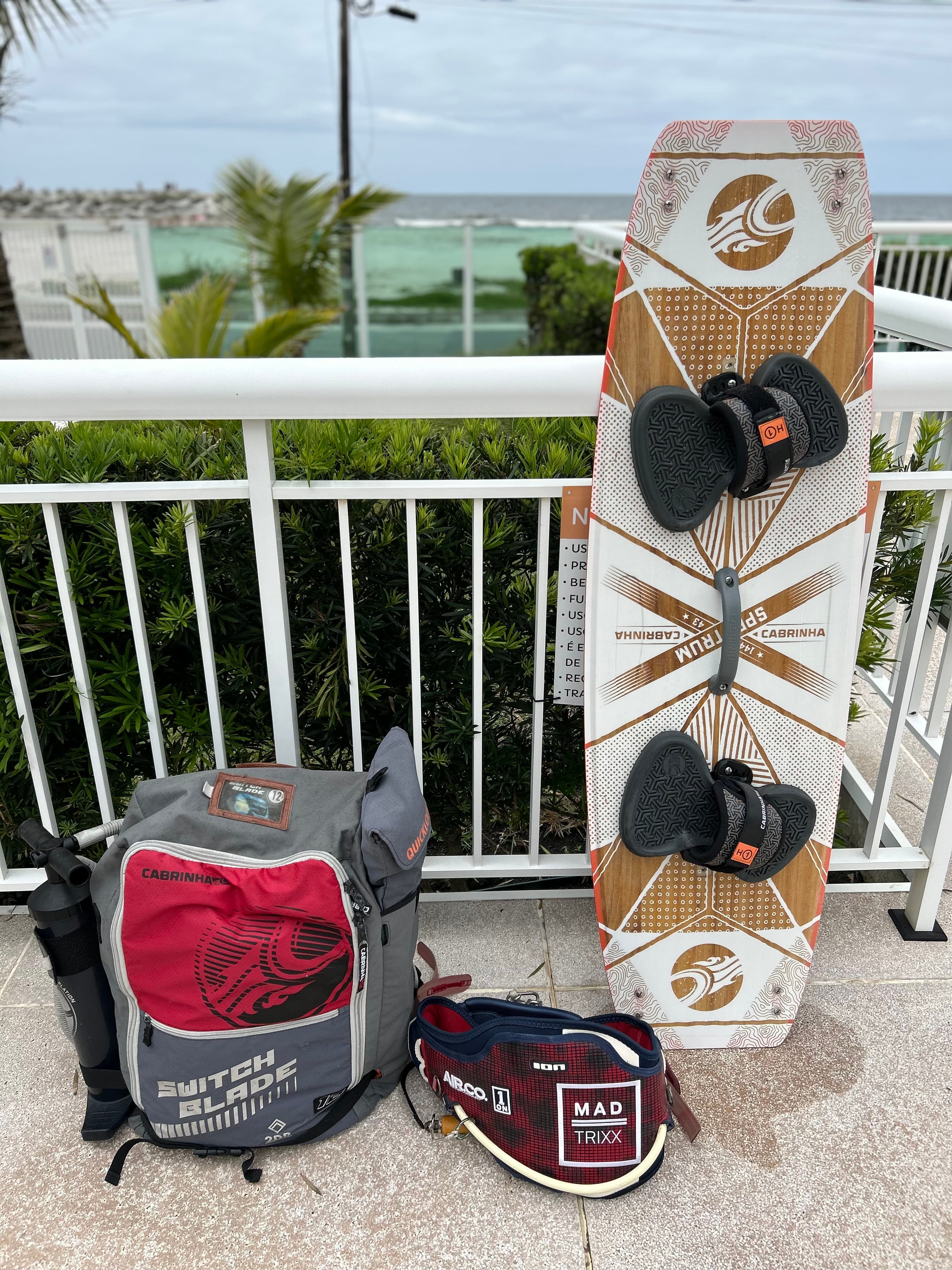 KIT COMPLETO DE KITESURF – CABRINHA – SEM REMENDOS — foto 1
